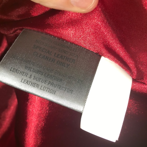 WilsonsLeather red sports coat jacket - Picture 12 of 16